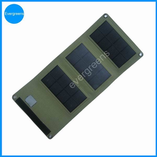 5W 5V Monocrystal Folding 6W 5V Monocrystal Folding Solar Charger for Mobile Phone