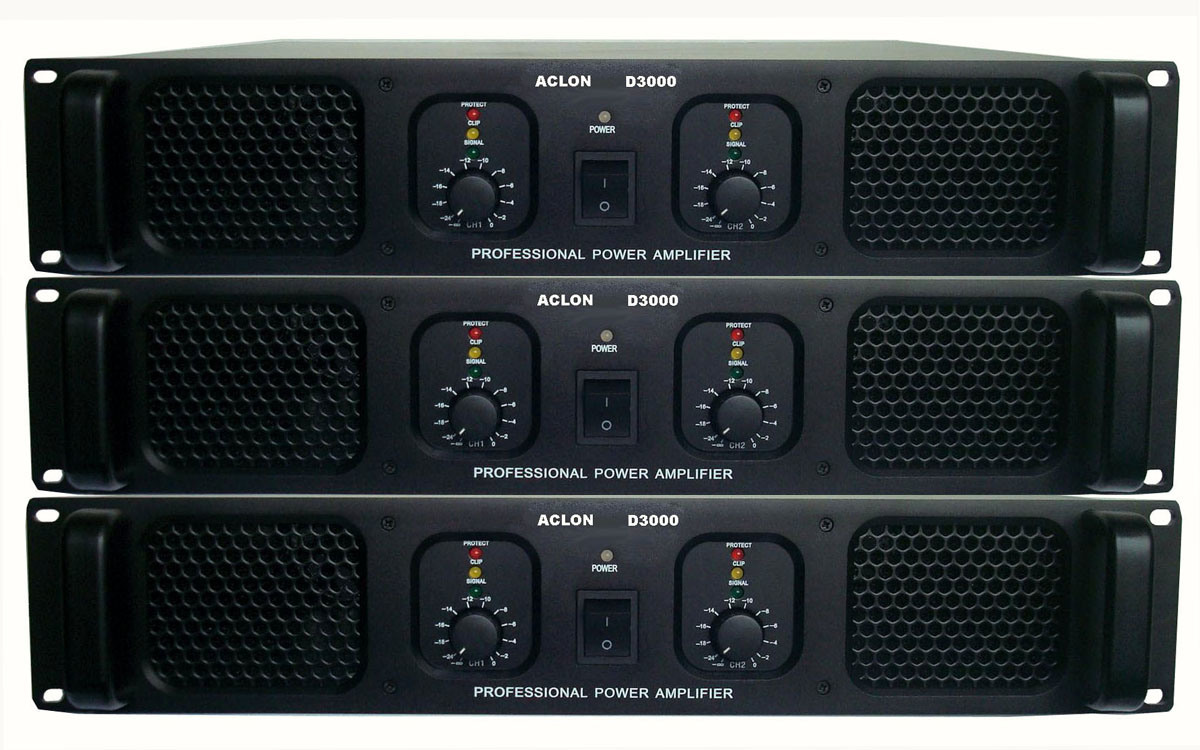 Aclon Professional Power Amplifier (D3000)