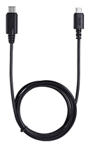 Round Black USB Type C Cable