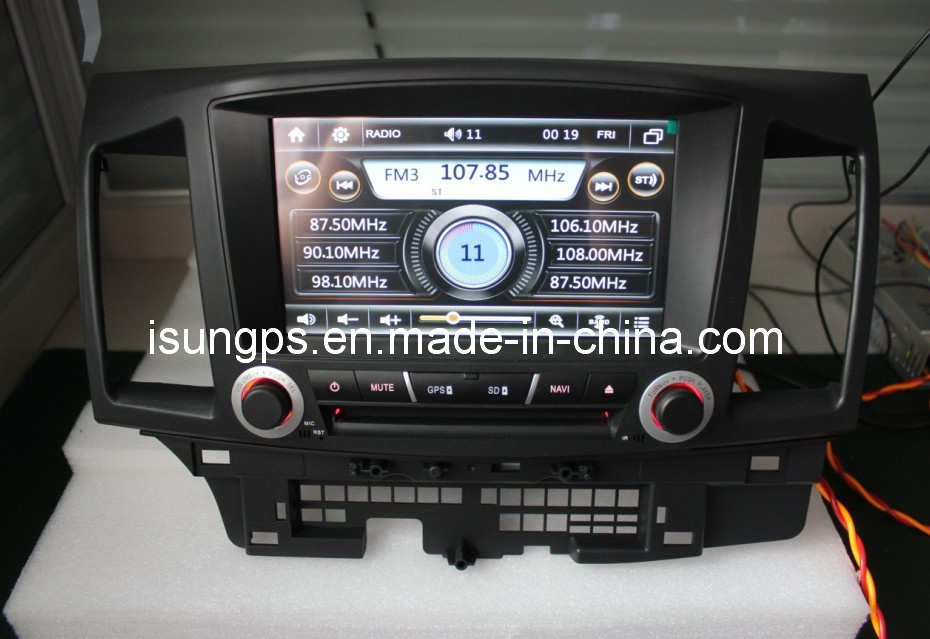 2 DIN 8 Inch 800*480 Digital Touch Screen Car Radio GPS Navigation Player for Mitsubishi Lancer Ex with TV, Bt, iPod (TS8731)