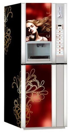 Top Brand Coffee Vending Machine with Coin Acceptor F302