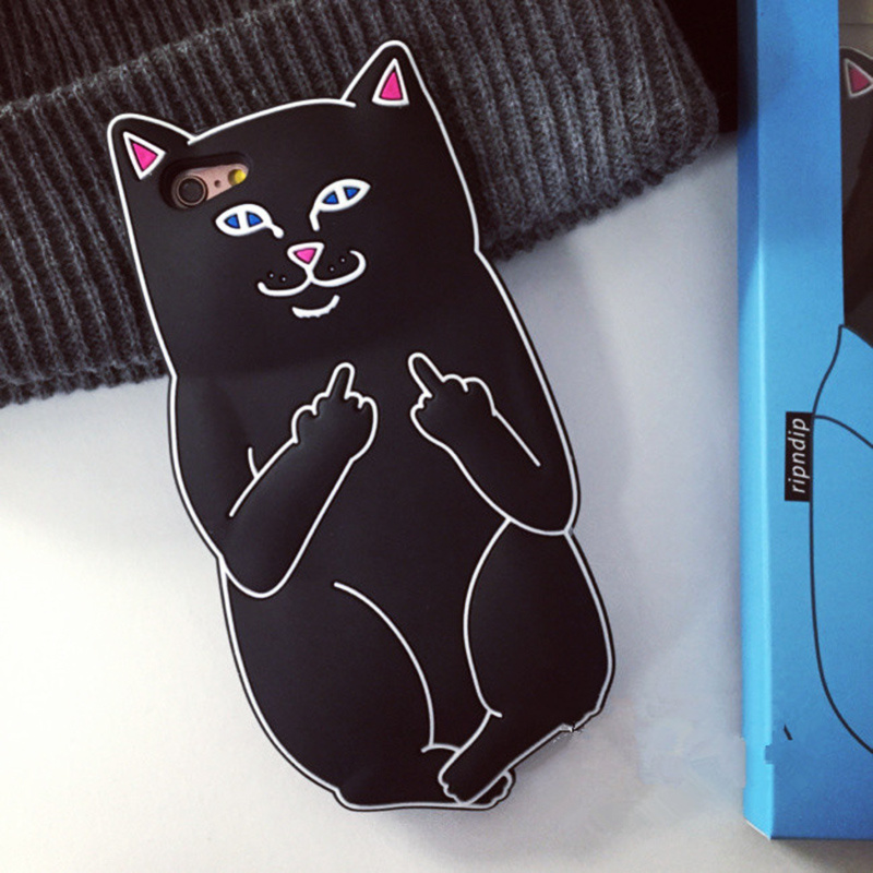 New Style Cat Shape Mobile Phone Cover for Samsung S3/S4/S5/S6