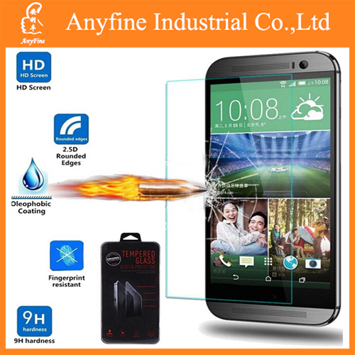 Cell Phone Tempered Glass Screen Protector for HTC One M8