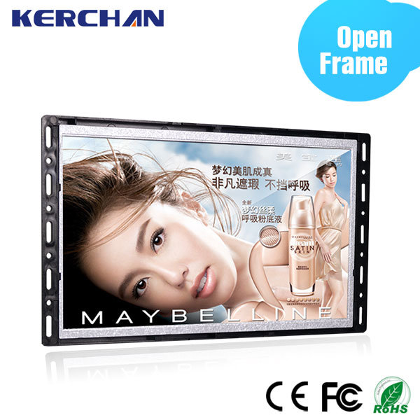 7 Inch Wall Mount Open Frame LCD Display Playing From SD Card/USB
