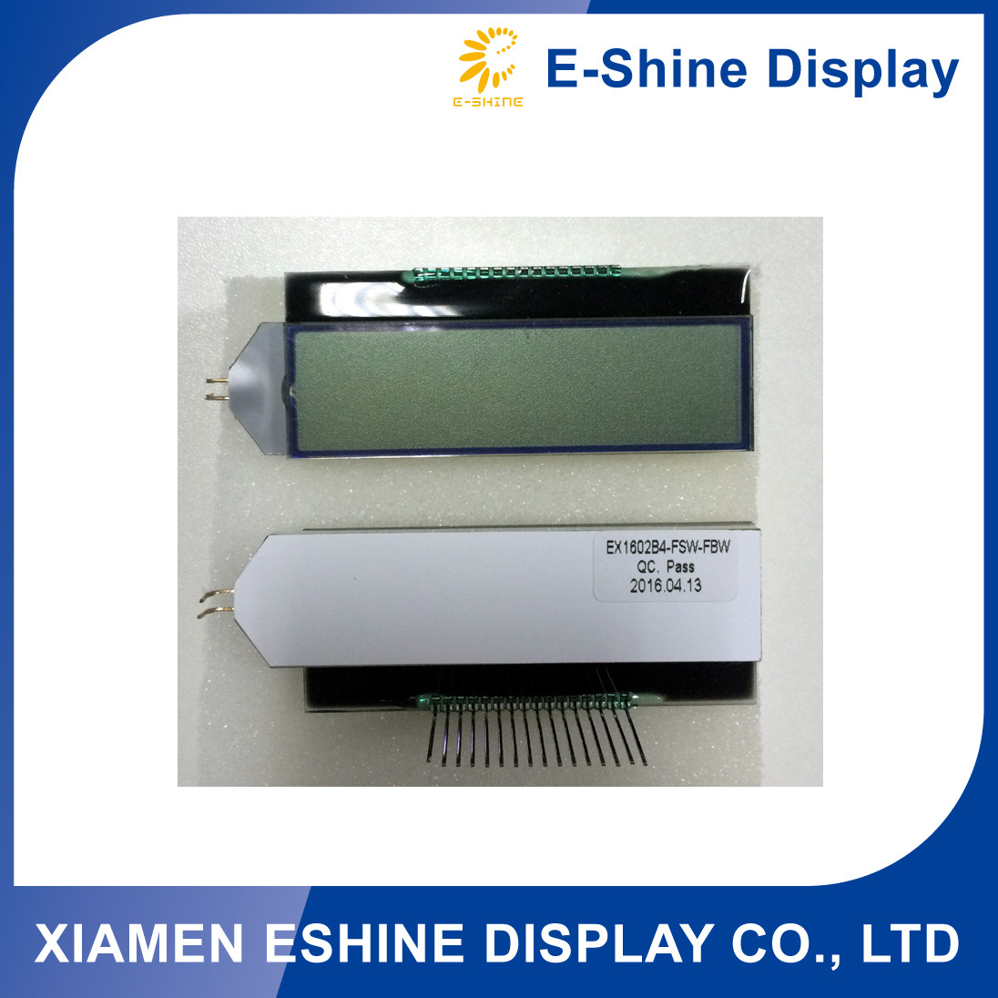 1602 Character FSTN Positive LCD COG Module Display with Backlight