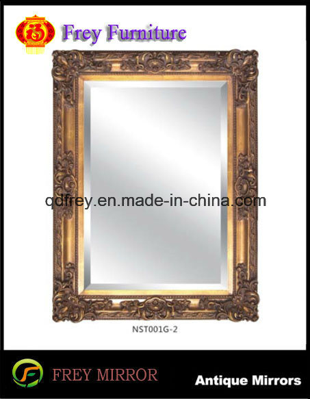 European Design Solid Wood Wall Mirror Frame with Glass