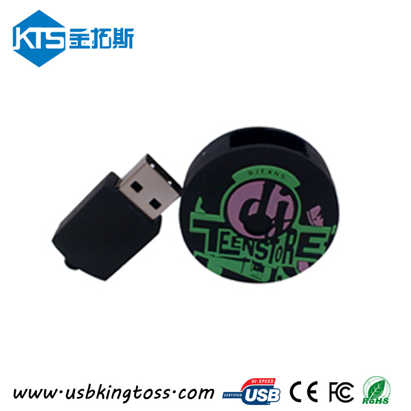 Custom PVC Round USB Flash Drive
