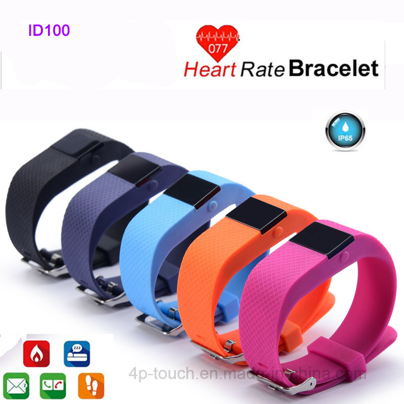 Latest Waterproof Sports Smart Bracelet with Heart Rate Monitor (ID100)