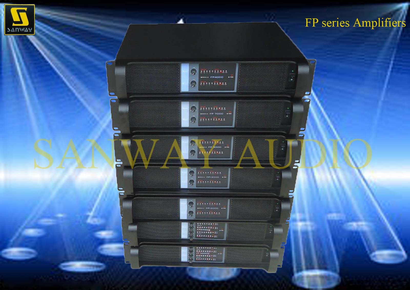 Video Distribution Amplifier, Power AMPS, Surround Sound Amplifier (FP series)