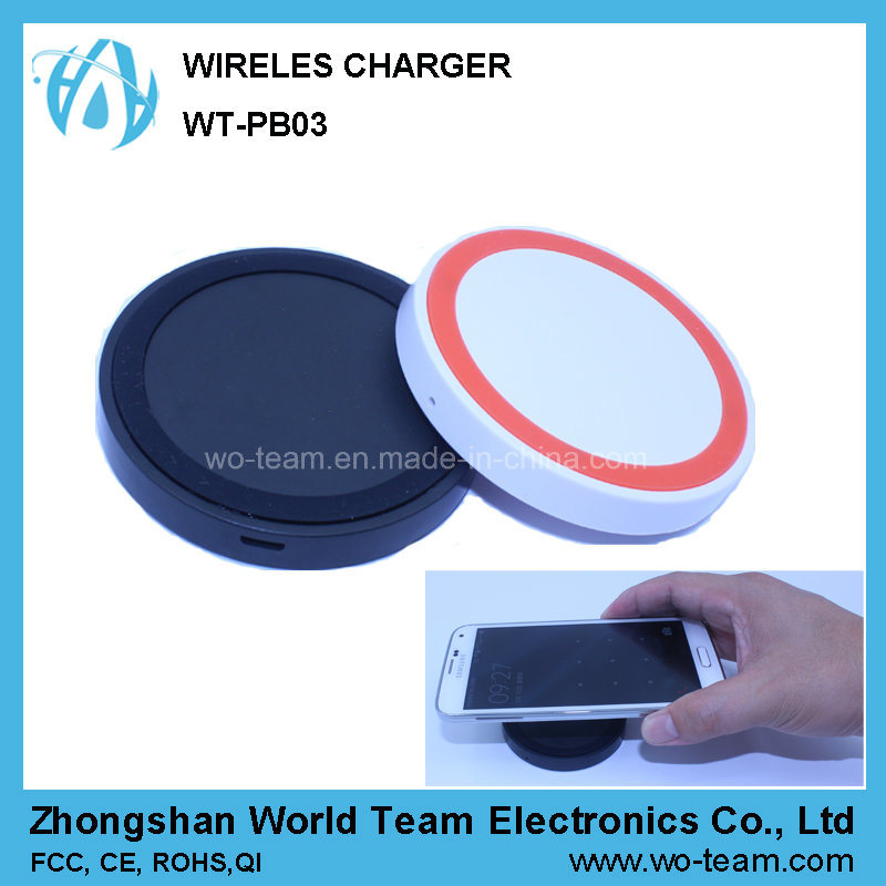 Wireless Charger for Cell Phone with Slim Design for Emergency