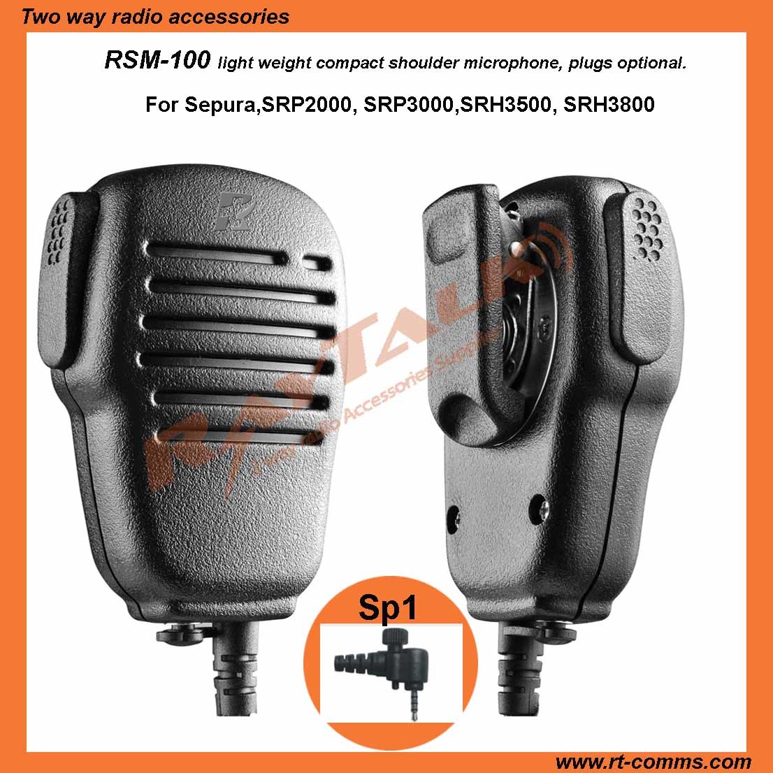 Srp2000/Srp3500/Srp3000/STP8000/STP9000 Two Way Radio Shoulder Speaker Microphone