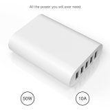 Wholesale 50W 5-Port Smart Fast USB Charger Mobile Phone Charger