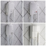 Hotel Appliances Quality Hair Dryer, High Quality ABS Wall Mounted Bathroom, Hotel Hair Dryer Wall Mounted