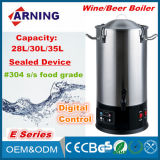30 Liter Stainless Steel Beer Boiler for Home Electric Wine Boiler Beer Boiler Beer Mash Tun