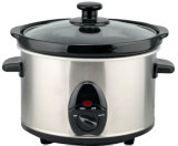 2.5L Stainless Steel Housing Mechanical Slow Cooker