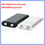 World Smallest 8GB Professional Digital Voice Recorder with MP3 Player Support OEM Logo