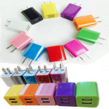 Wholesale 5V 2.1A 2 Port USB Wall Charger Portable Mobile Phone Charger for Smartphone/iPhone5/5s/6/7 iPad