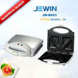 4 Slices Sandwich Maker with Handle and Detachable Plate for Homeuse