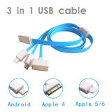 Whosales Hotsales Micro USB Cable, 3 in 1 USB Cable Quickly Charging Cable USB Charger Cable