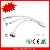Charger USB Cable 3 in 1 for Mobile Phones