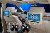 2X9 Inch Super Slim HD Touch Screen Car Headrest DVD Player with 32bit Games/Bracket, 2 IR Headphones