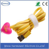 2014 New Arrival Special Cute LED Charging Micro USB Cable Data Line