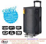 Party Speaker Active DJ Sound System with USB SD FM 10 Inch Speakers