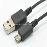 Black Color Micro USB Charge and Sync Cable (JHU196)