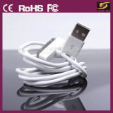 100% Original Mobile Phone USB Data Cable for iPhone4s White