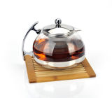 750ml and 1200ml Glass Teapot Water Kettle with Infuser