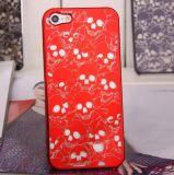 Electrplate Case Cool Skull Phone Cover for iPhone 5