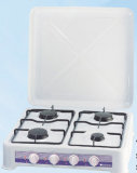 Four Burner Gas Stove with Lid (JZY-012)