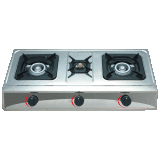 3-Burner Stainless Table Gas Stove (T-A3013) 