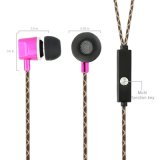 Hot Selling Mobilephone Handsfree MP3 Stereo Metal Earphone with Mic