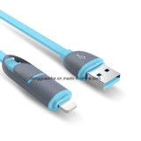 2 In1 Couple Blue Color USB Data Cable (RHE-A4-025)
