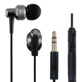 2016 Hot Selling Stereo Metal Earphone with Mic and Volume Control