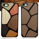 Basketball Grain Real Wooden Mobile Phone Cover Case for iPhone 5 Case