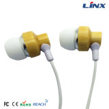 Healthy Green Noise Cancelling Bamboo Earphone with Mic