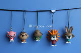 PVC Cartoon Character Figures Mobile Phone Straps