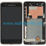 for HTC One Su T528W LCD and Digitizer Touch with Front Housing