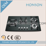 Kitchen Glass Built-in Cast Iron Grate Gas Stove Gas Cooker