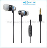 High End Metal Earphone with Silver Colour