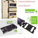 New Black Stainless Steel 360 Flip Metal Case, Cover for iPhone 6 4.7