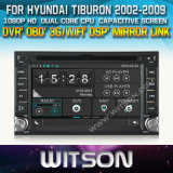 Witson Car DVD Player for Hyundai Tiburon (W2-D8900Y) Touch Screen Steering Wheel Control WiFi 3G RDS