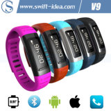 Fashion Mtk6260 OLED 3 Colors Walking Pedometer Bluetooth Smart Band (V9)