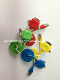 Hot Sale 3 in 1 Multifunction USB Flat Cable for Mobile Phone