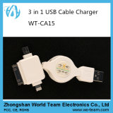 3 in 1 Multi USB Universal Emergency Cable Charger (WT-CA15)
