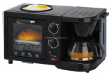 Breakfast Maker with Toast Oven Coffee Maker and Pan