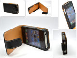 Flip Leather Case for iPhone 4