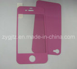Color Paint Screen Protector for iPhone4 (rose pink)
